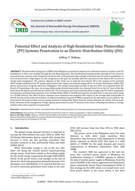 Distribution Utility (DU) Profile .